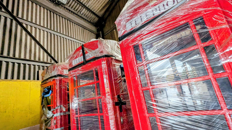 Preston's iconic red telephone boxes return to the city centre is delayed