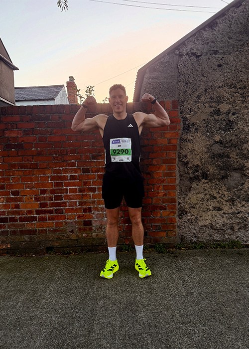John McAreavey makes kids proud as he completes first marathon in ...