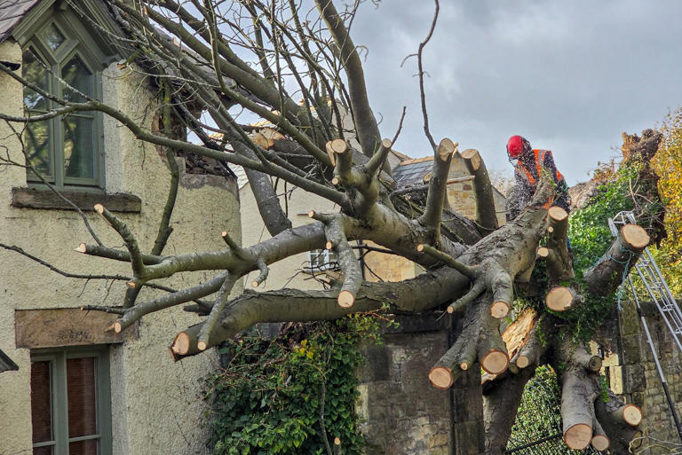 Homeowner’s narrow escape as Storm Boelo batters Lancaster and Morecambe