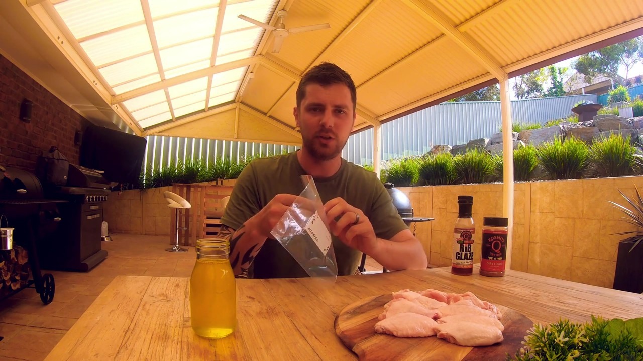 Pickle-brined smoked chicken wings