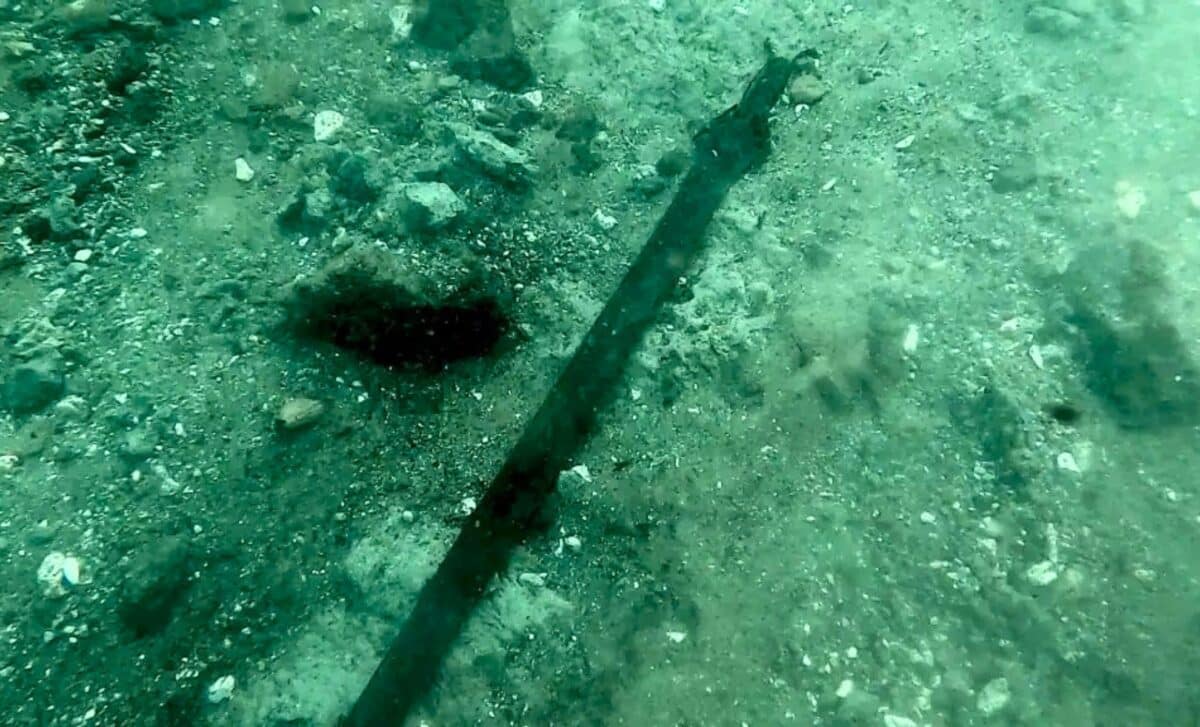 Divers pulled a sword from the age of Ramesses II out of volcanic lake ...