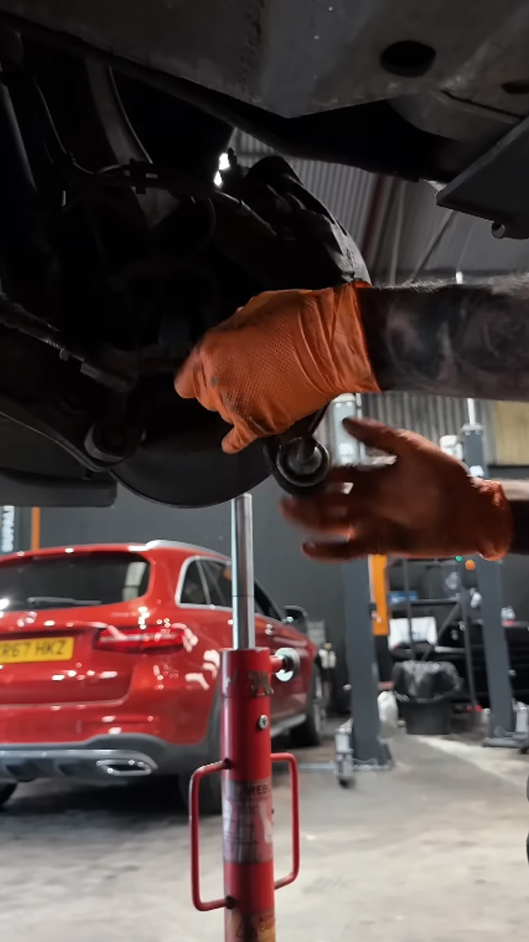 Fixing rear suspension issues on the Jaguar XKR