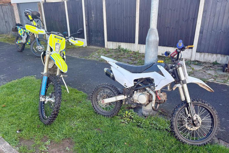 Police plane over Stoke-on-Trent as off-road bikes seized