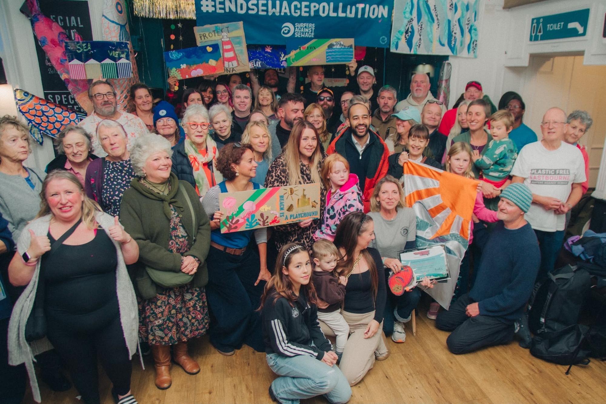 Eastbourne MP calling to scrap Ofwat at protest for clean water