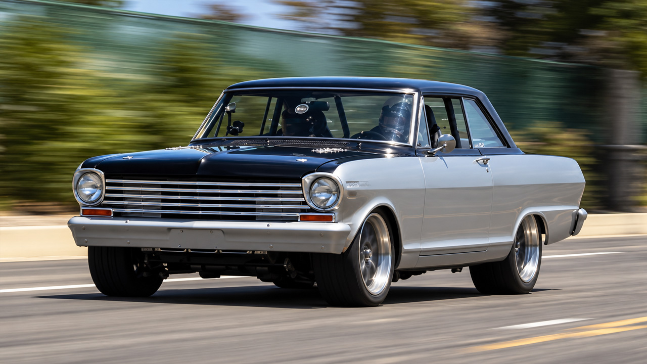 This 680HP '63 Chevy Nova was built for serious track performance