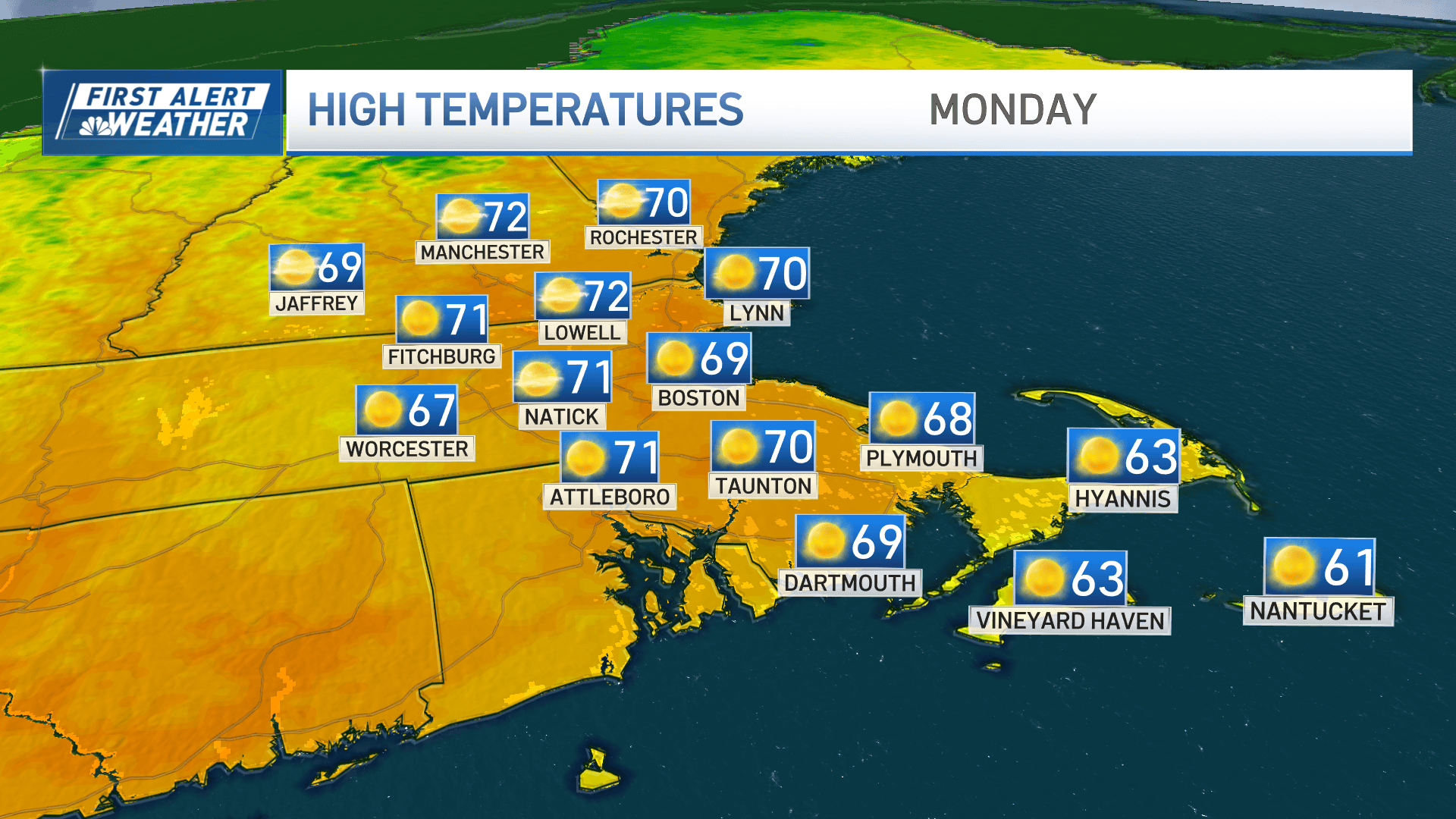 Foliage weather continues, chilly temps with sunshine