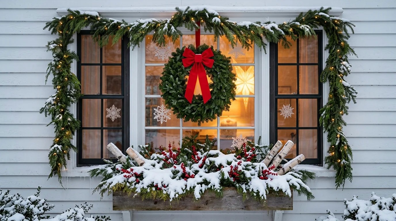 Christmas window ideas: 15 no paint looks that make neighbors slow down ...