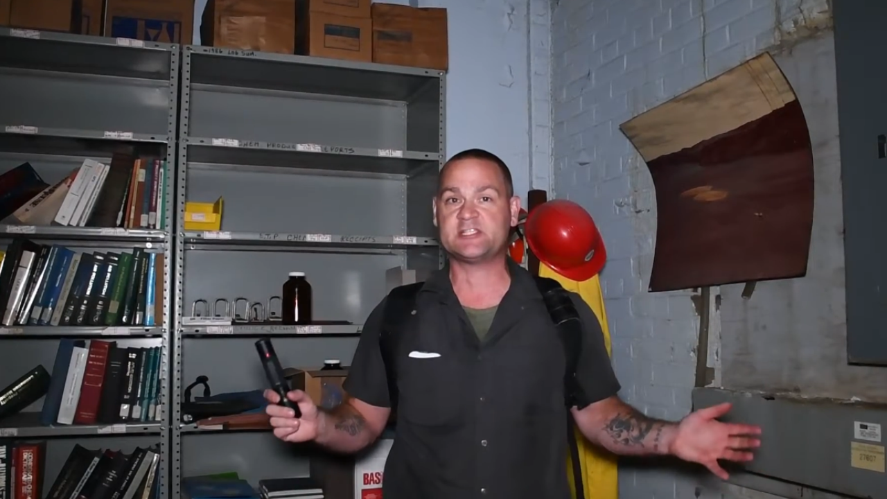 Exploring an abandoned medical lab and power plant part 1