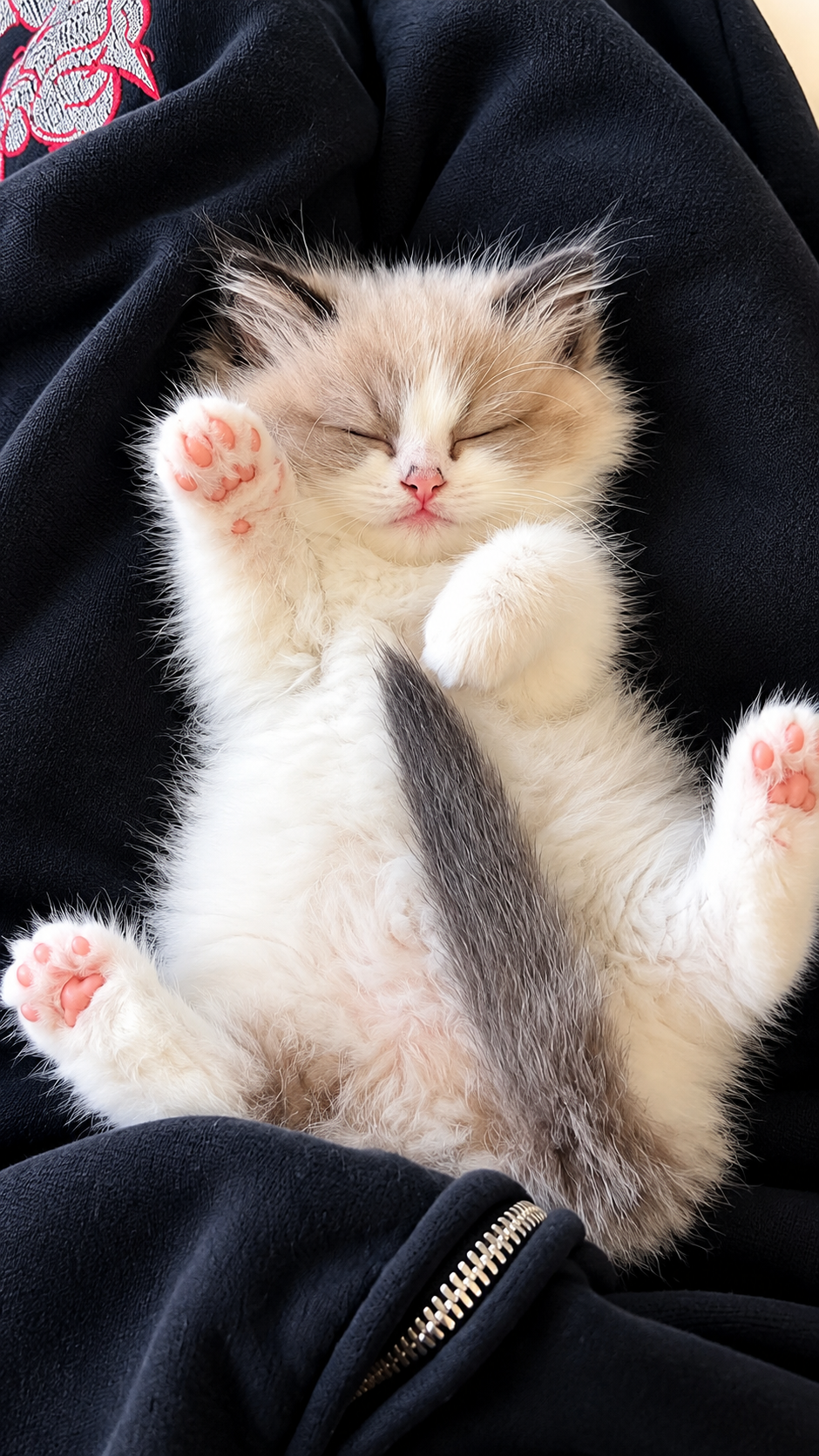 Meet Winston: Seal bicolor ragdoll