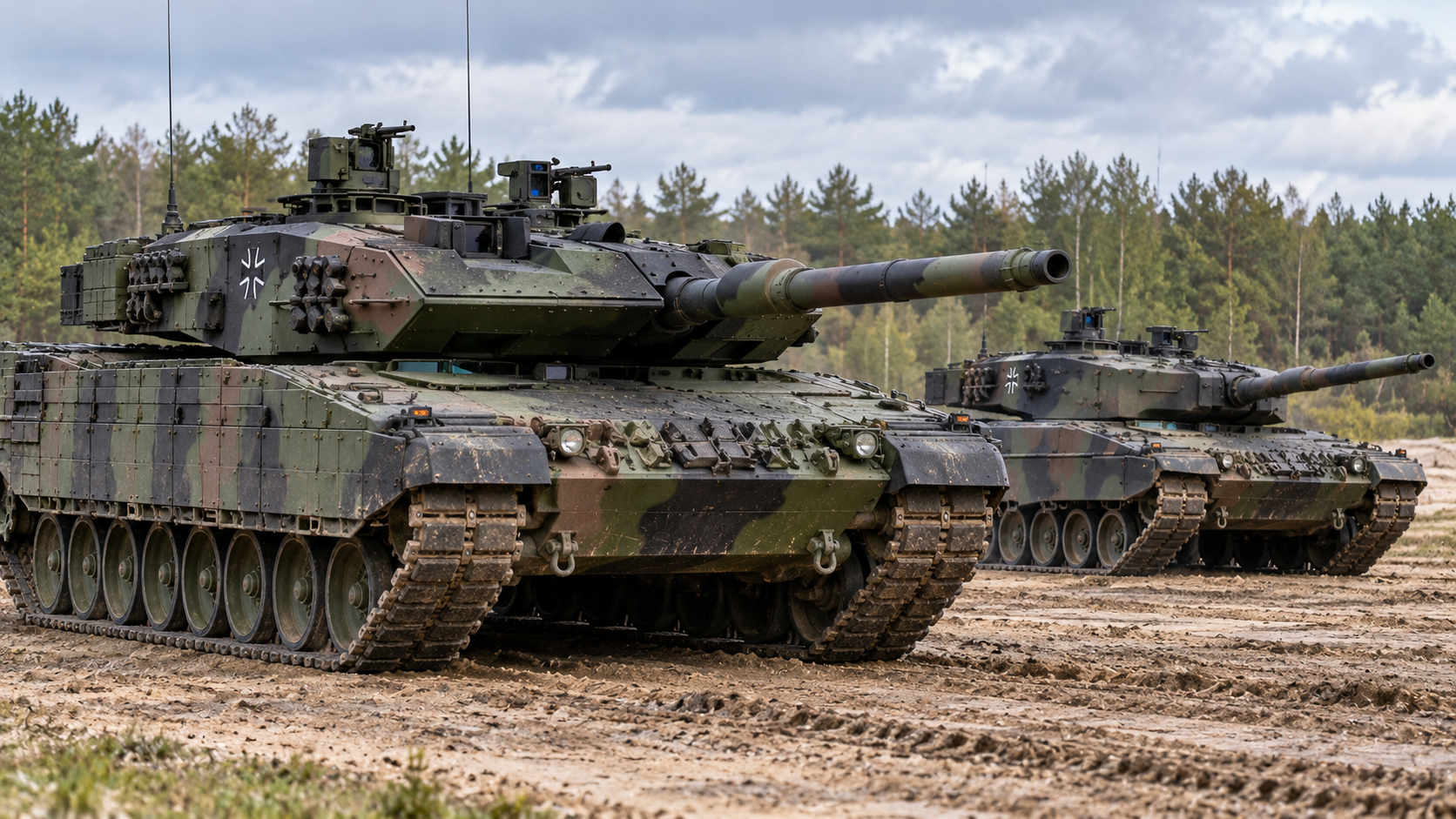 What protection features distinguish different Leopard 2 variants?