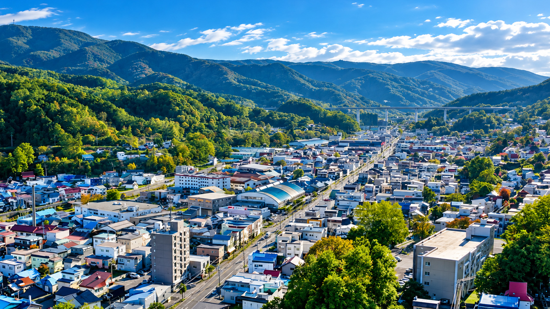 Uma cidade histórica do Japão fica aos pés das montanhas de Hokkaido