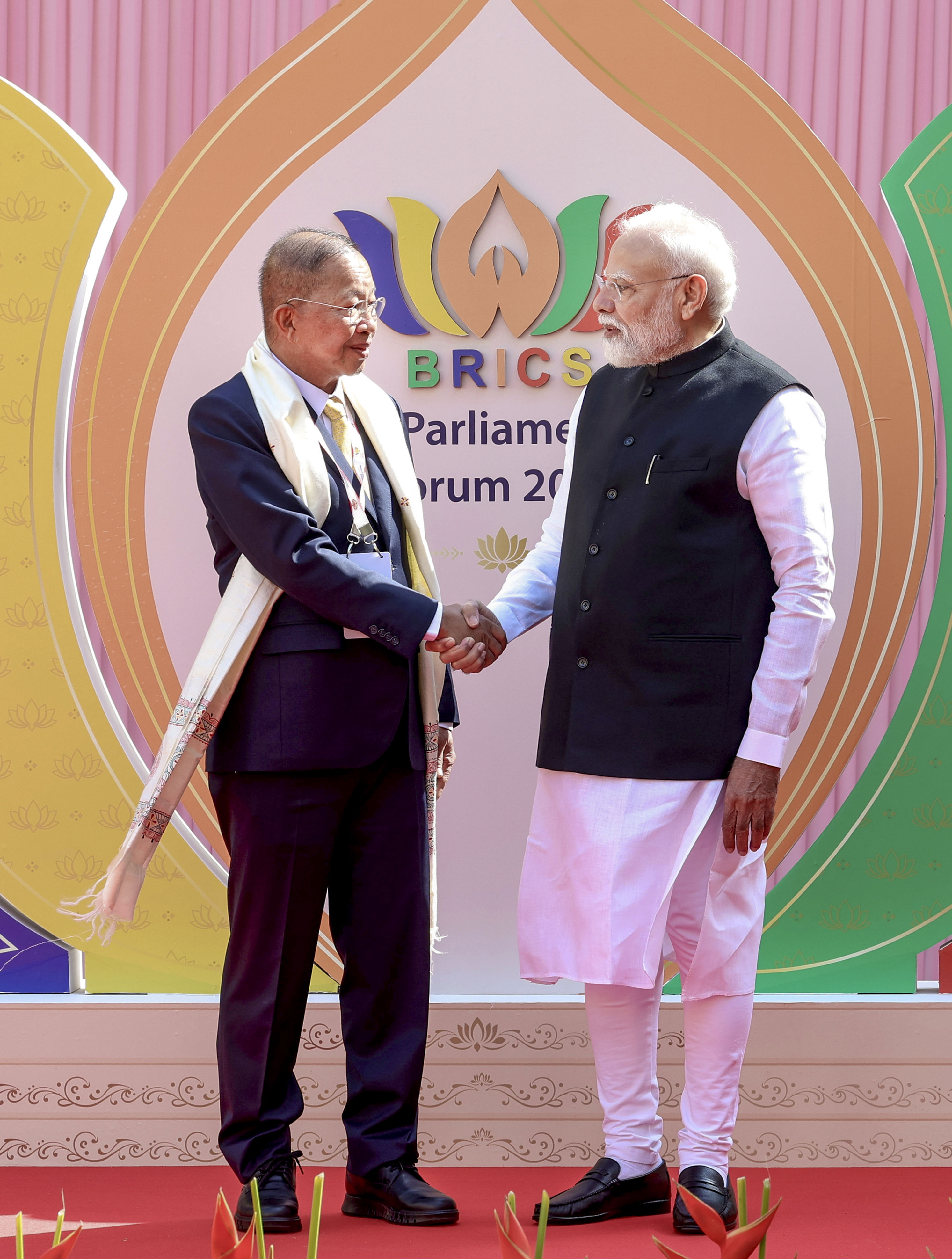 PM Modi interacts with parliamentary delegations of BRICS nations