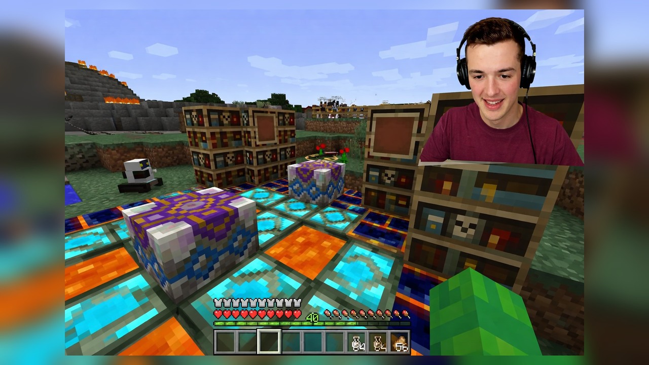 BeckBroJack crafts a magic wand in Minecraft