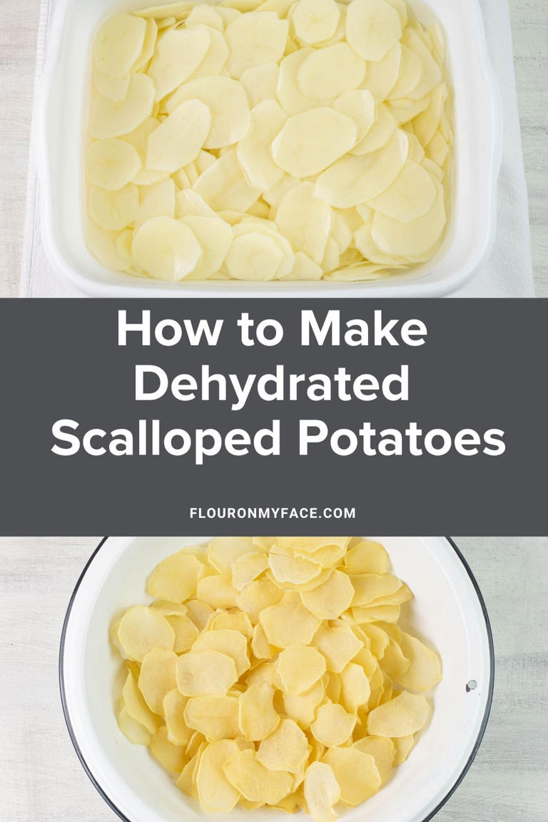 How to dehydrate scalloped potatoes