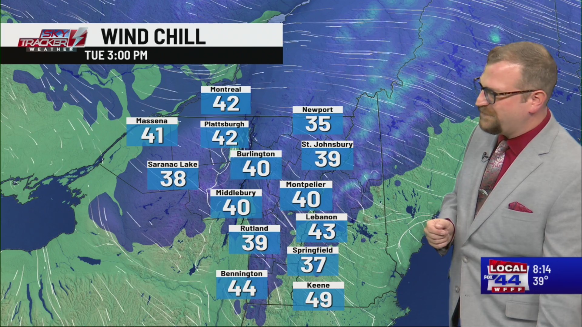 Cold sunshine Tuesday after extra clouds today
