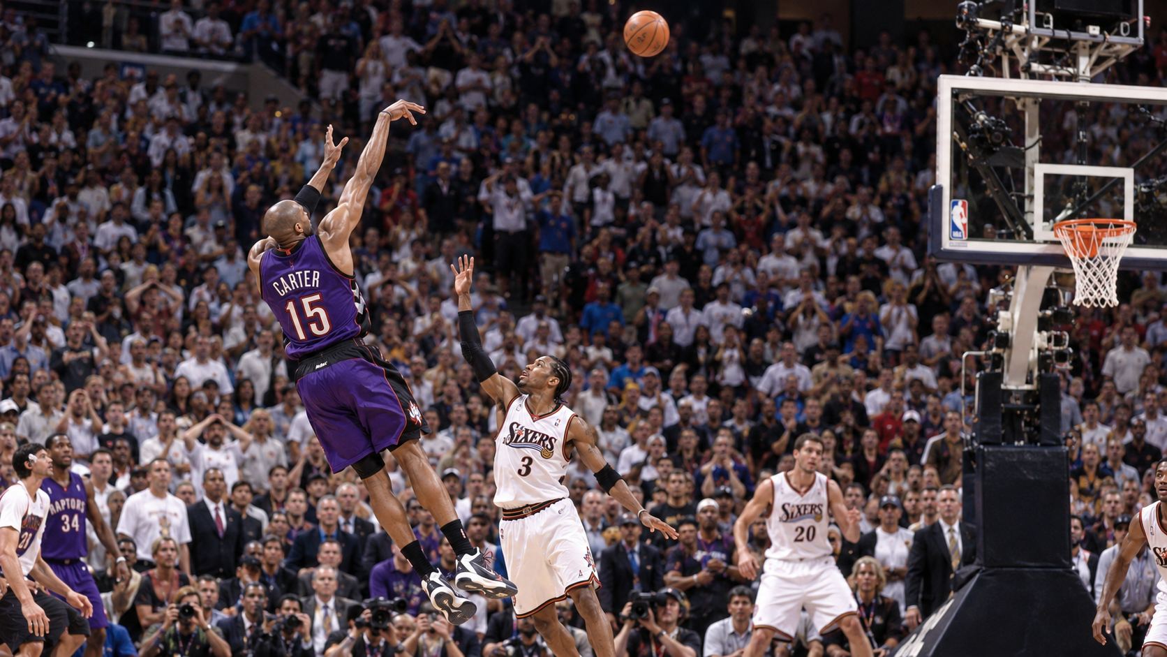 Vince Carter’s 2001 graduation day ended with a missed game winner
