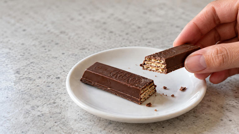 KitKat once came in blue wrappers. The chocolate changed too