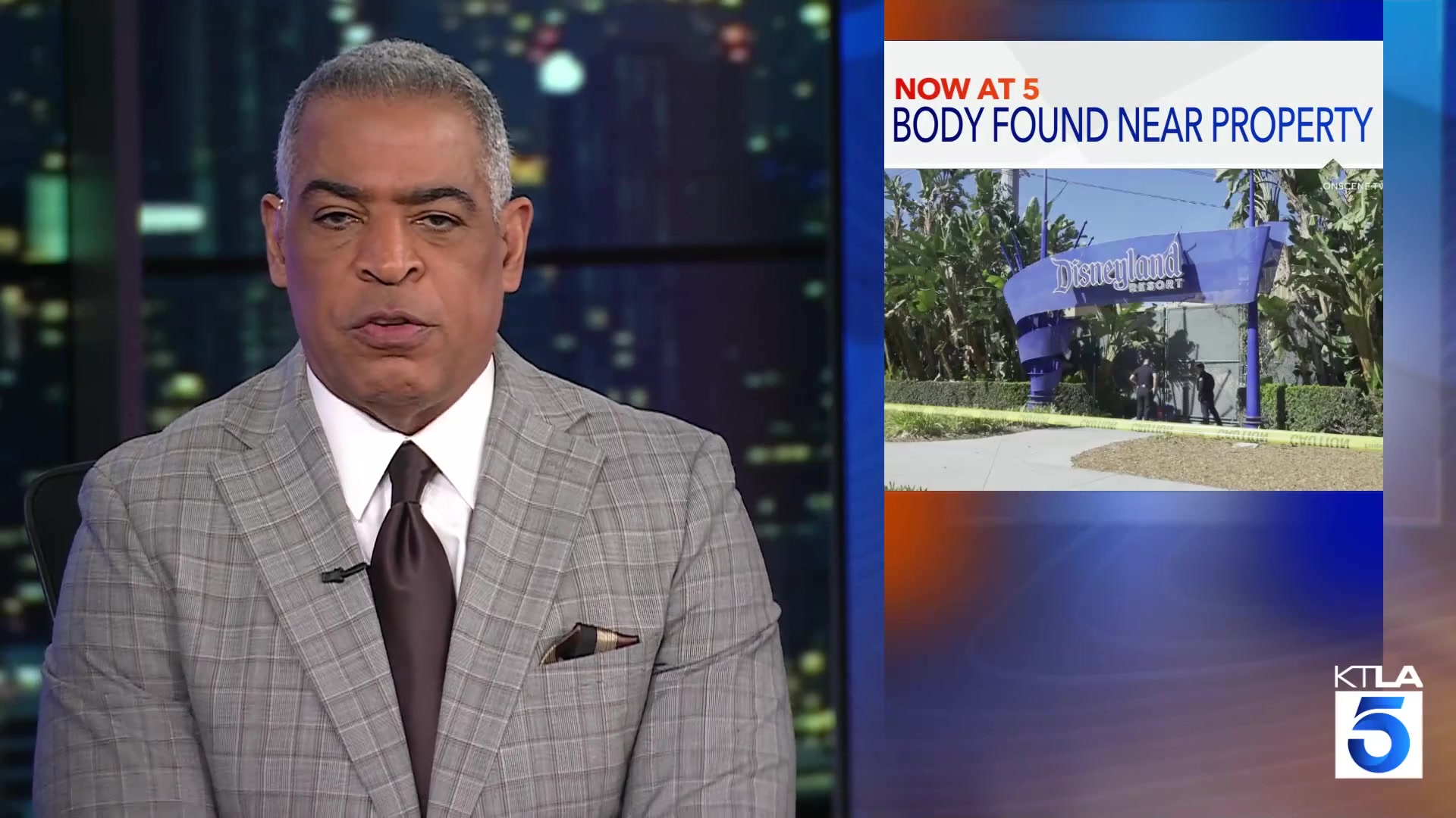 Man found dead near Disneyland entrance