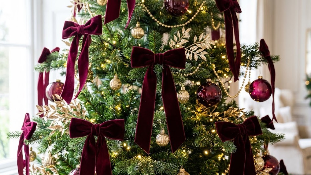 Burgundy Christmas decor: 15 rich looks that make your home feel like a ...