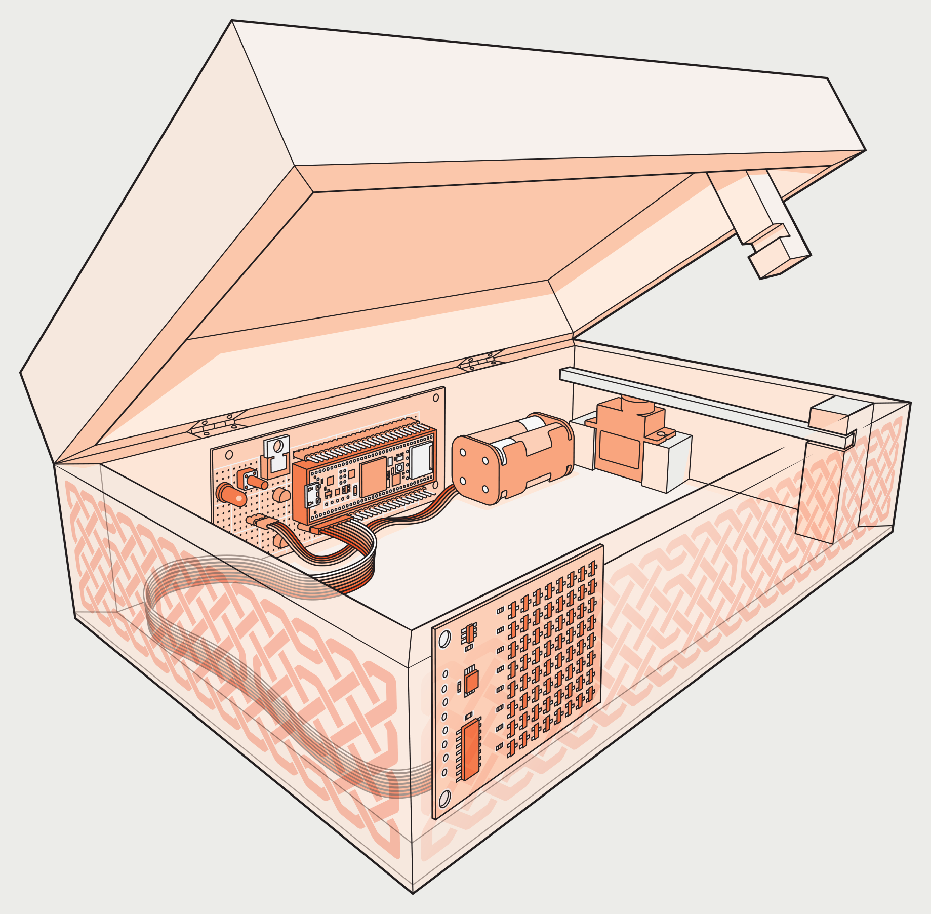 Build a hidden lock with a magnetic imager