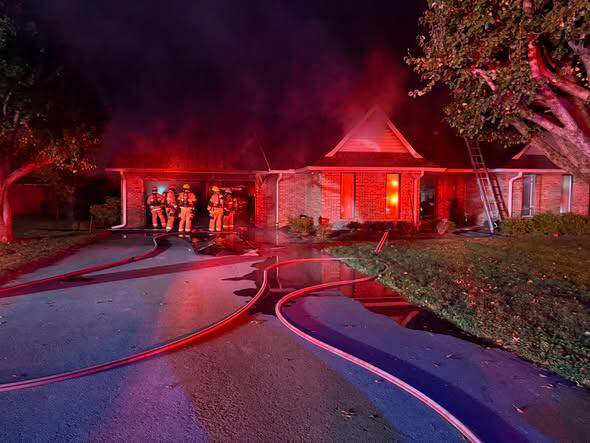 BGFD responds to structure fire on Bramblebush Drive