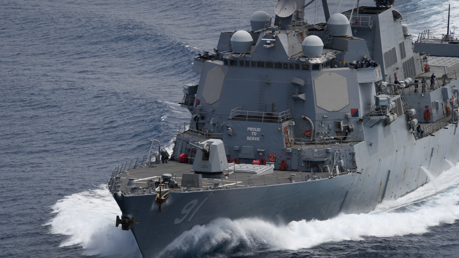 10,300-ton USS Pinckney becomes first US Navy destroyer to get SPY-6 ...