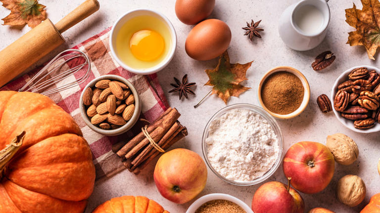 Easy pumpkin spice banana bread starts with one boxed mix