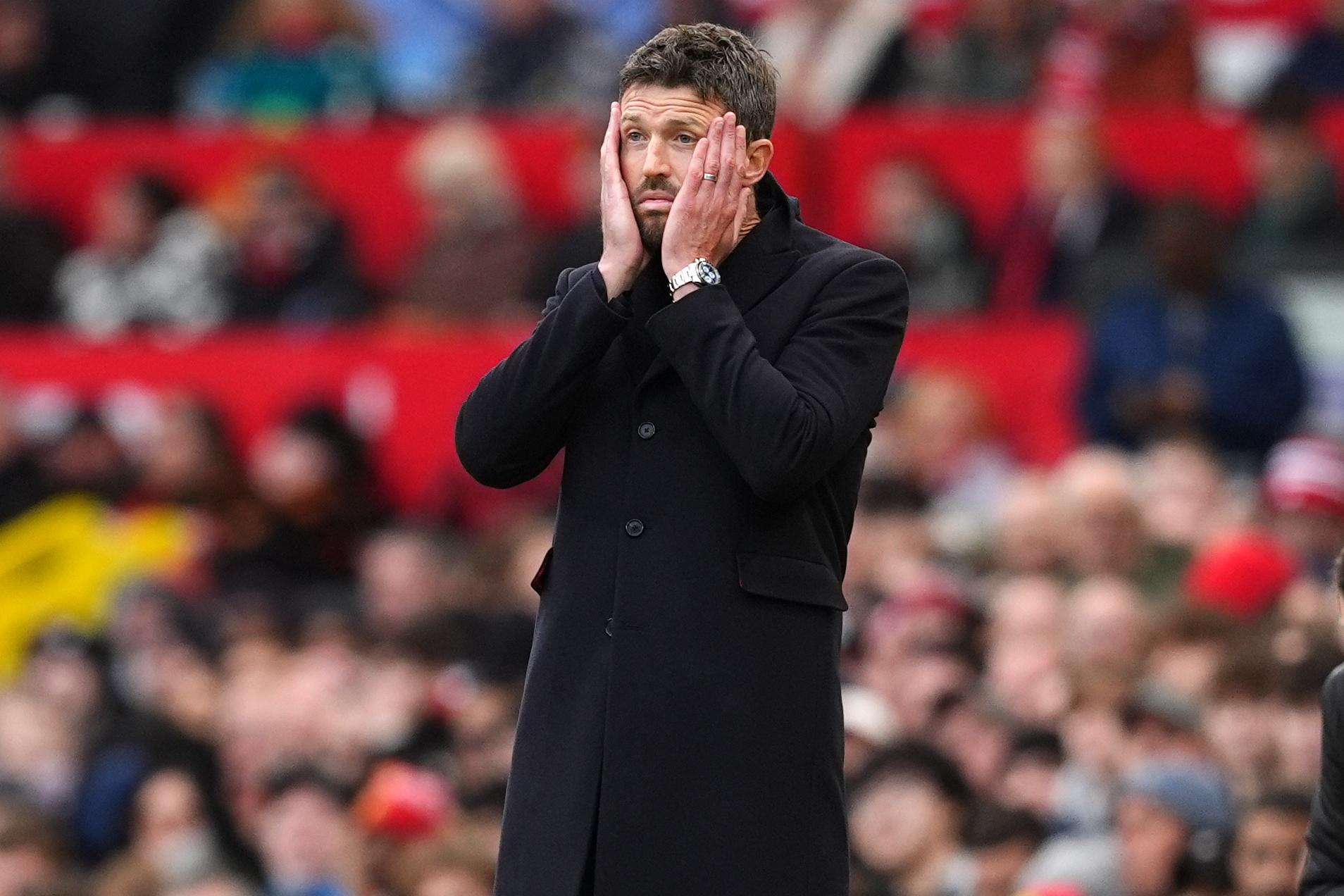 Michael Carrick arrives at Man Utd training ground after talks about ...