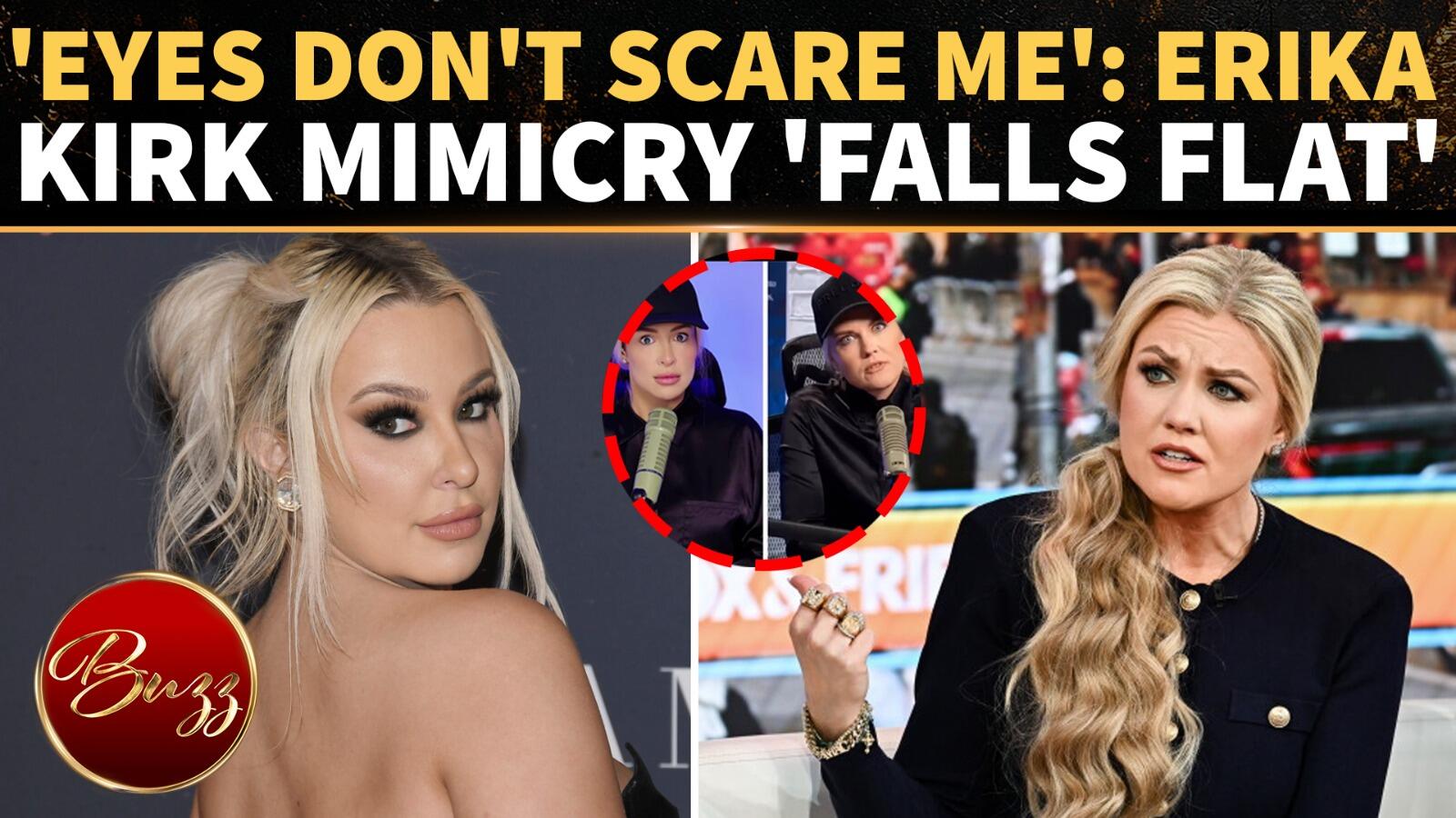'Up the eyeliner 150%': Erika Kirk's stare now internet joke ...