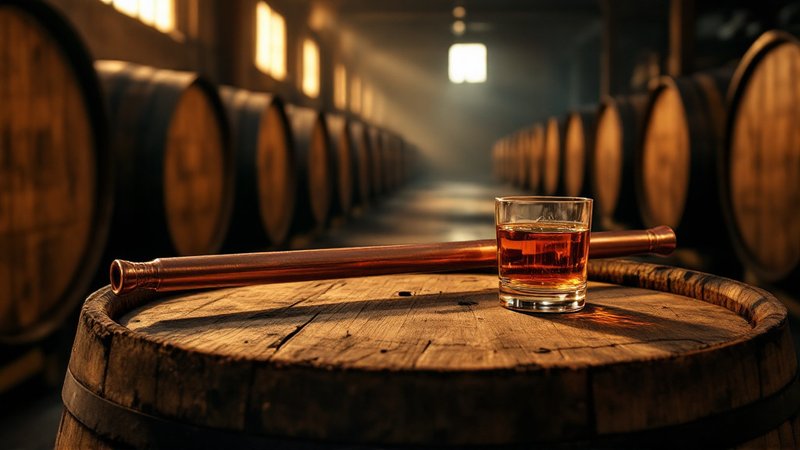 What is a whiskey thief and how does it work?