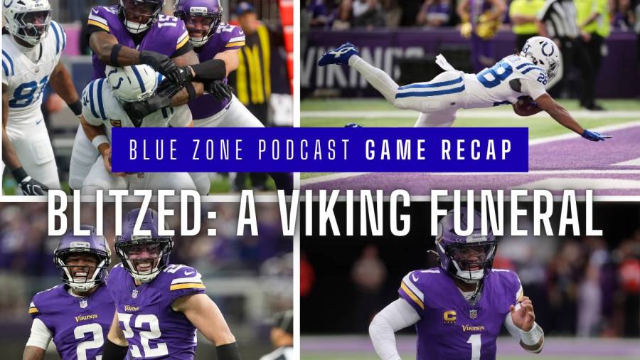 Colts Blue Zone podcast 494: Vikings bring relentless pressure