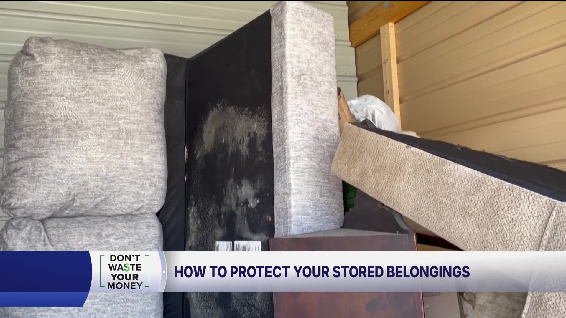 'Store at your own risk': Woman's belongings ruined after storage unit leak