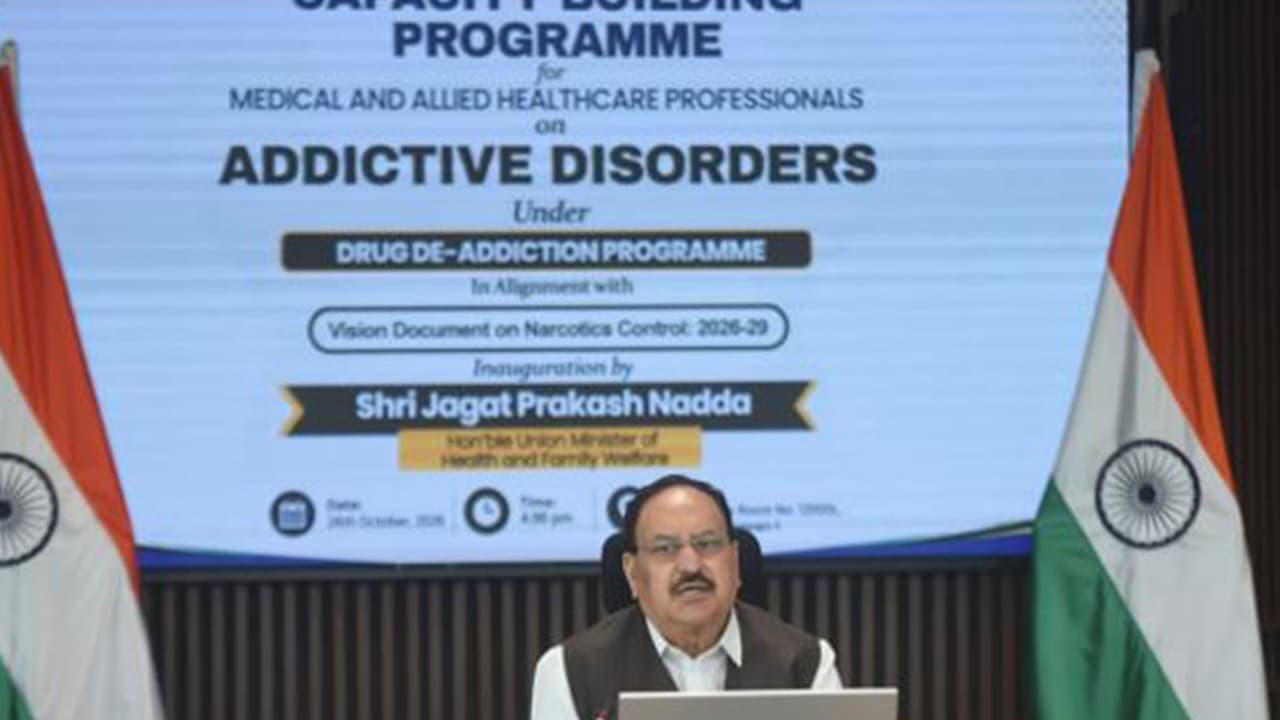 Health Minister Nadda launches capacity building for de-addiction staff