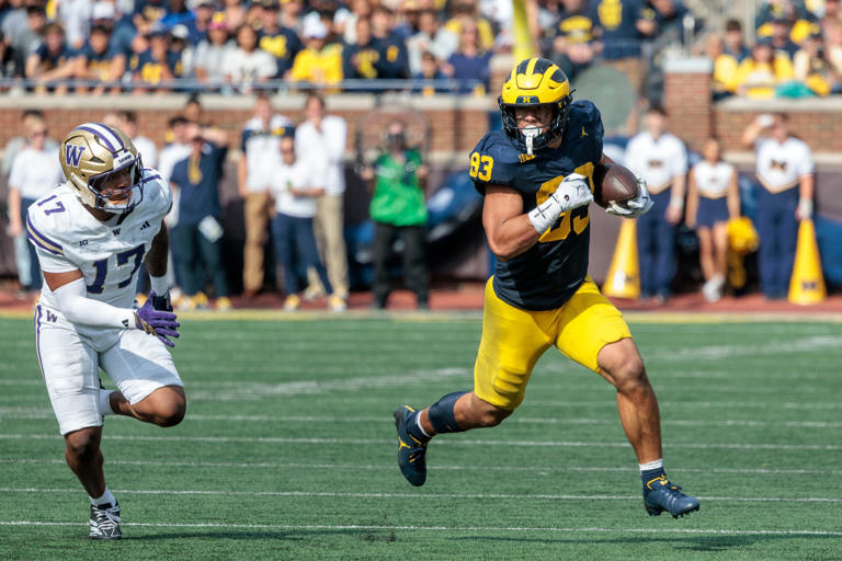 Michigan tight end set to return after two-game absence
