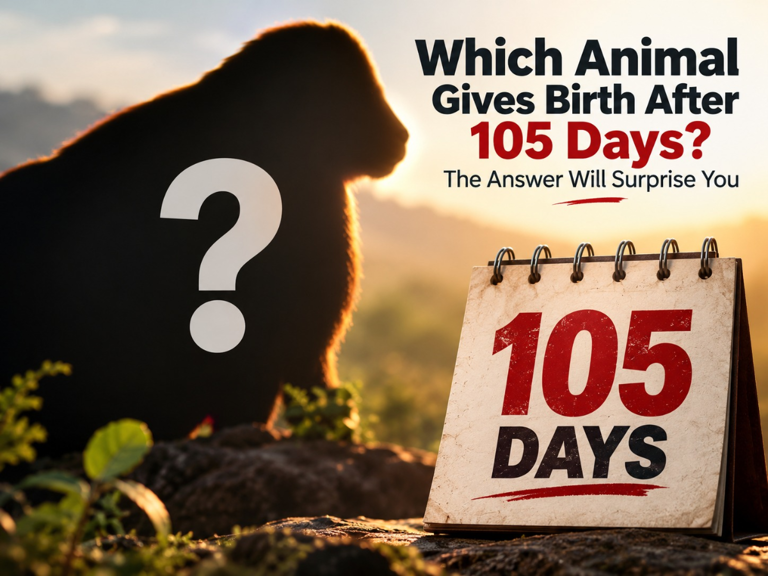 Which Animal Gives Birth After 105 Days? Answer Is Not You Expected