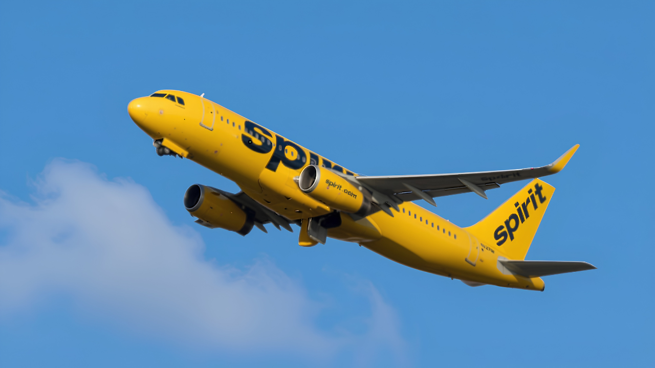 Spirit Airlines final scheduled LAX departure caught on camera