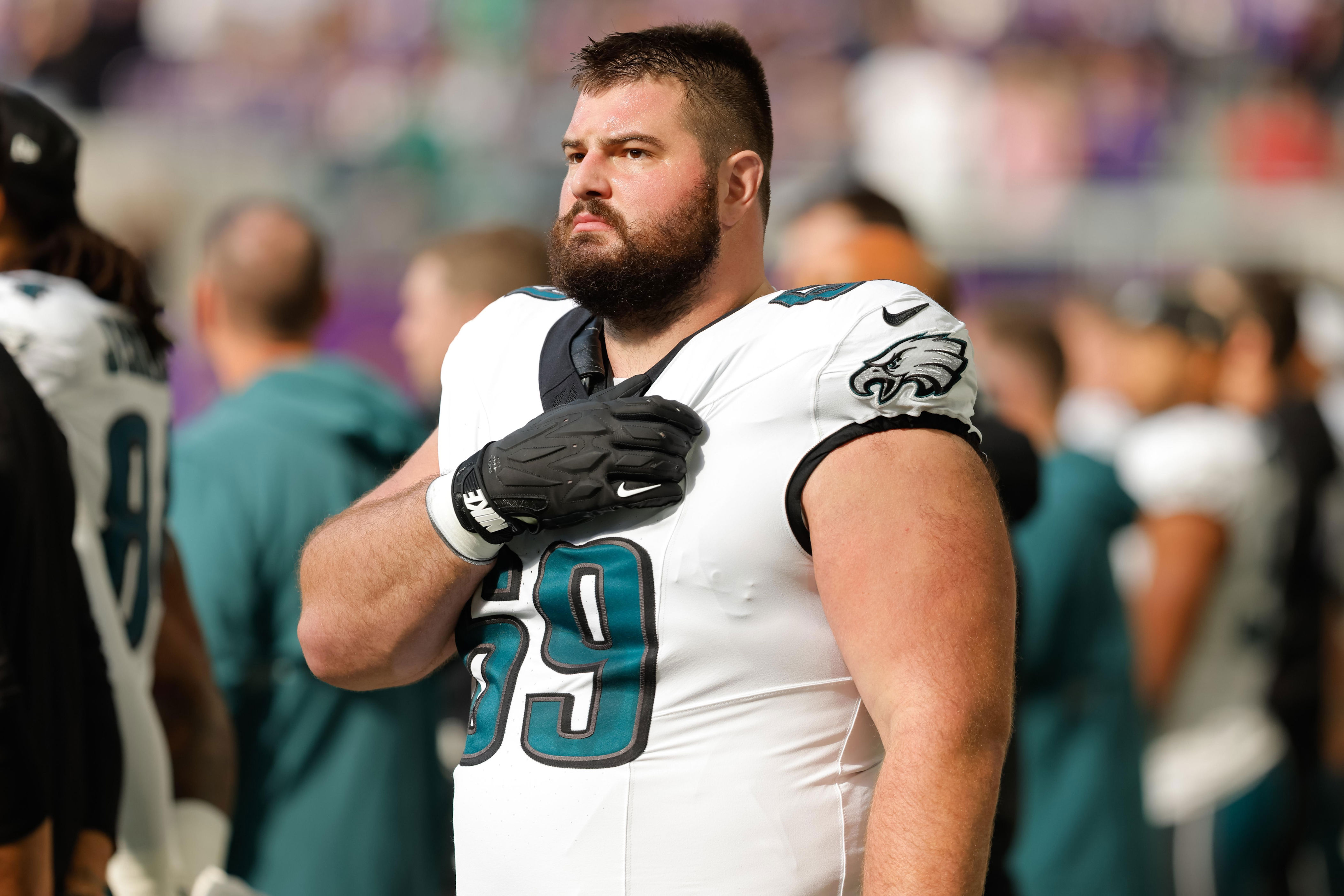 Landon Dickerson teases return ahead of Eagles-Cowboys game
