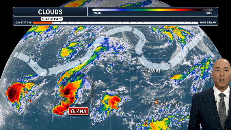 Hawaii faces days of heavy rain from Olana starting Tuesday