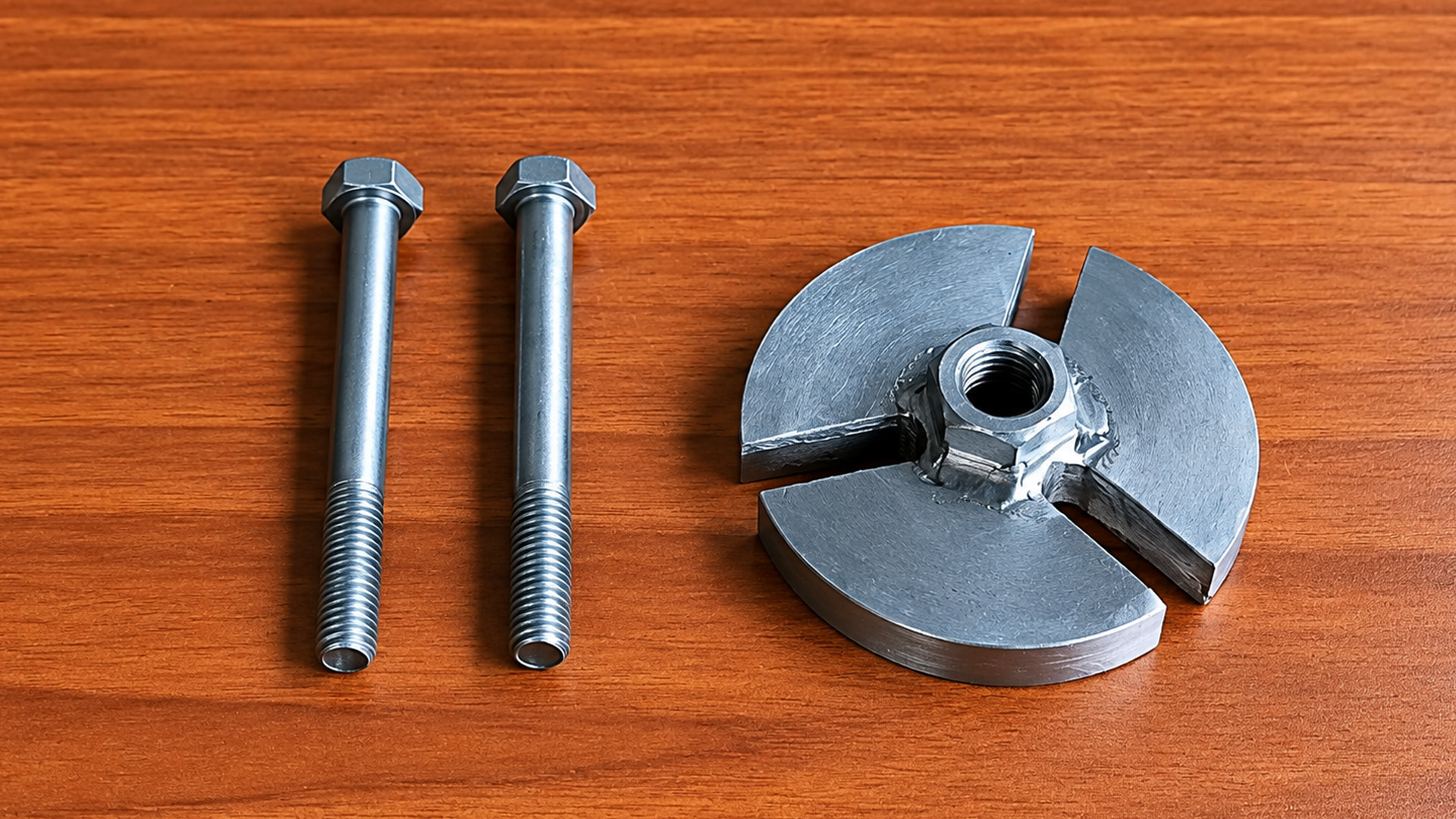 Watch how a machinist fabricates internal pullers to remove stuck bearings