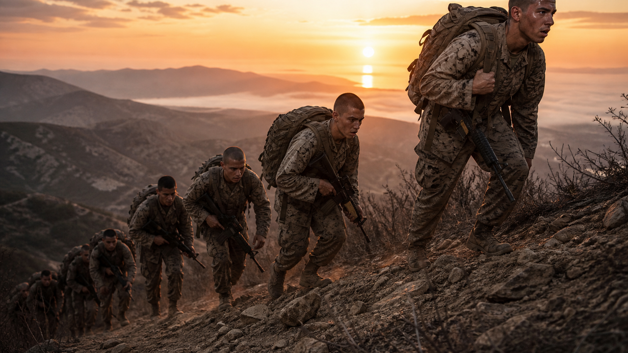 Exhausted recruits face the Reaper hike to earn their place in the ...