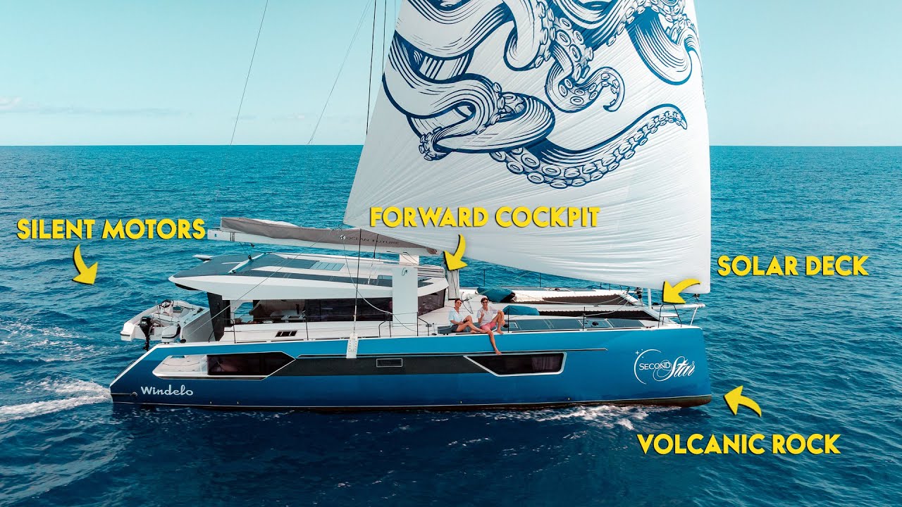 This is the most unique catamaran we’ve ever sailed!