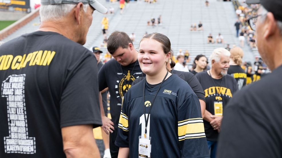 Marion teen to serve as kid captain for Iowa's homecoming game Saturday