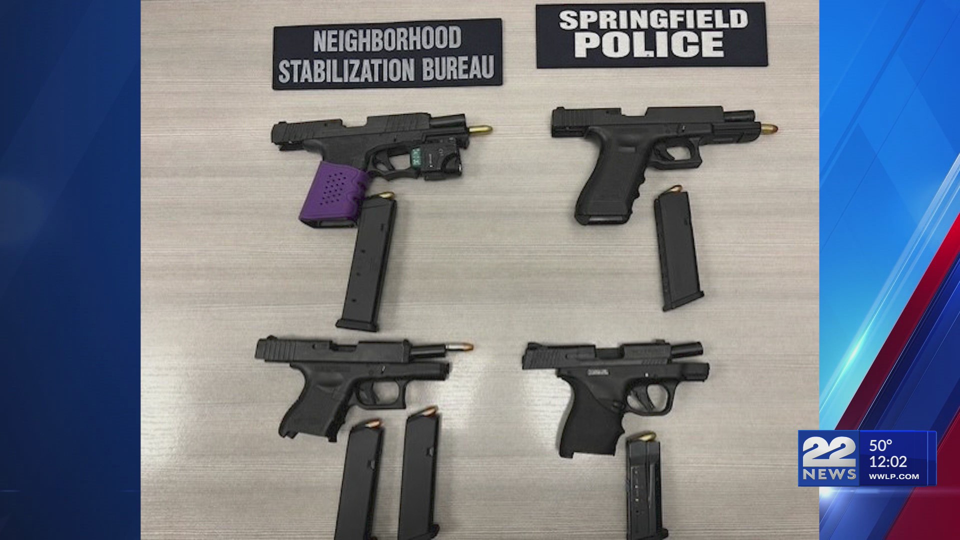 Springfield police arrest four after 61 shots fired