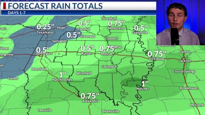 Ark-La-Miss morning forecast - Monday, October 26th