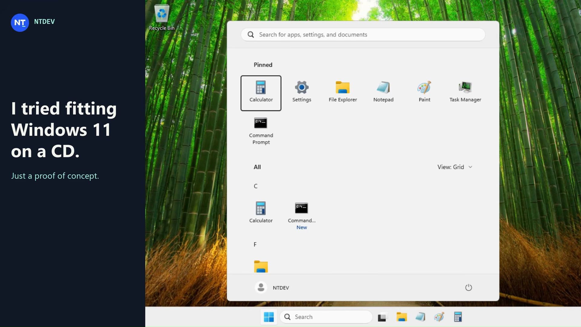 Windows 11’s 'whole ISO' squeezed into a CD-ROM