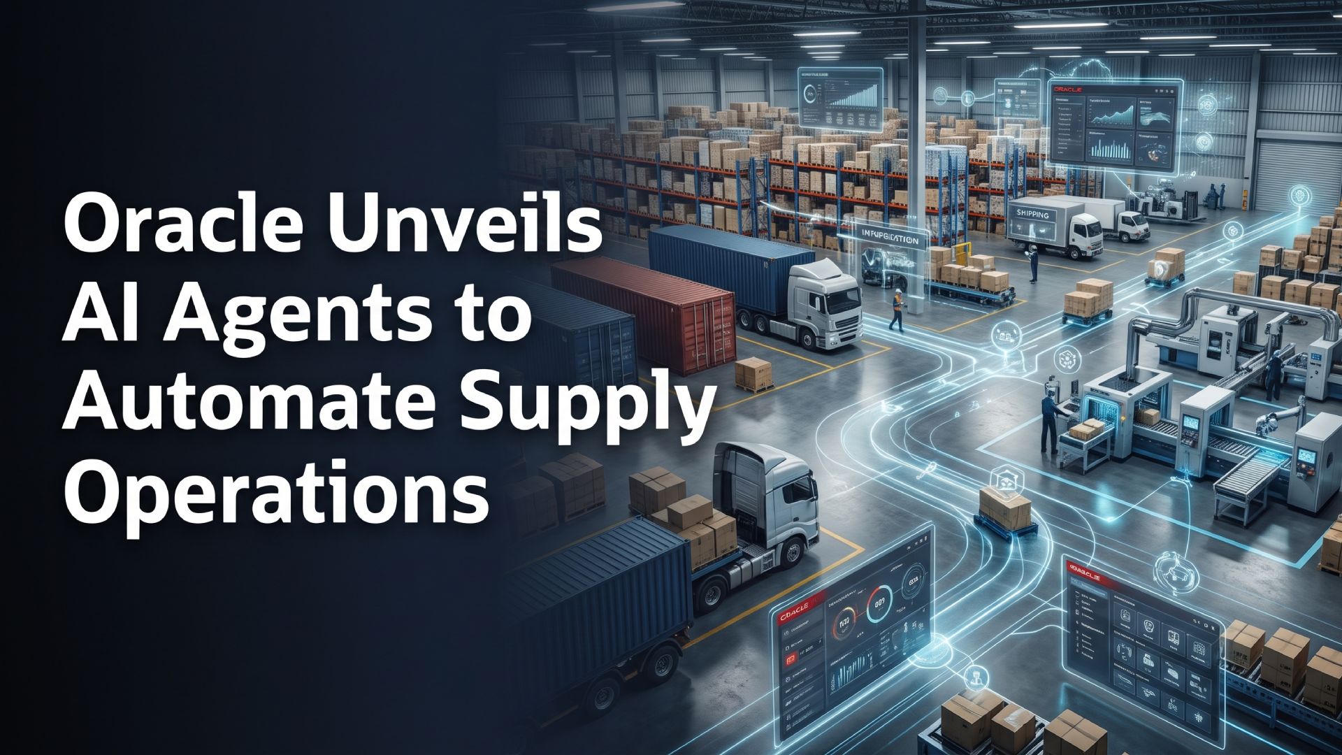 Oracle unveils AI agents to automate supply chain operations