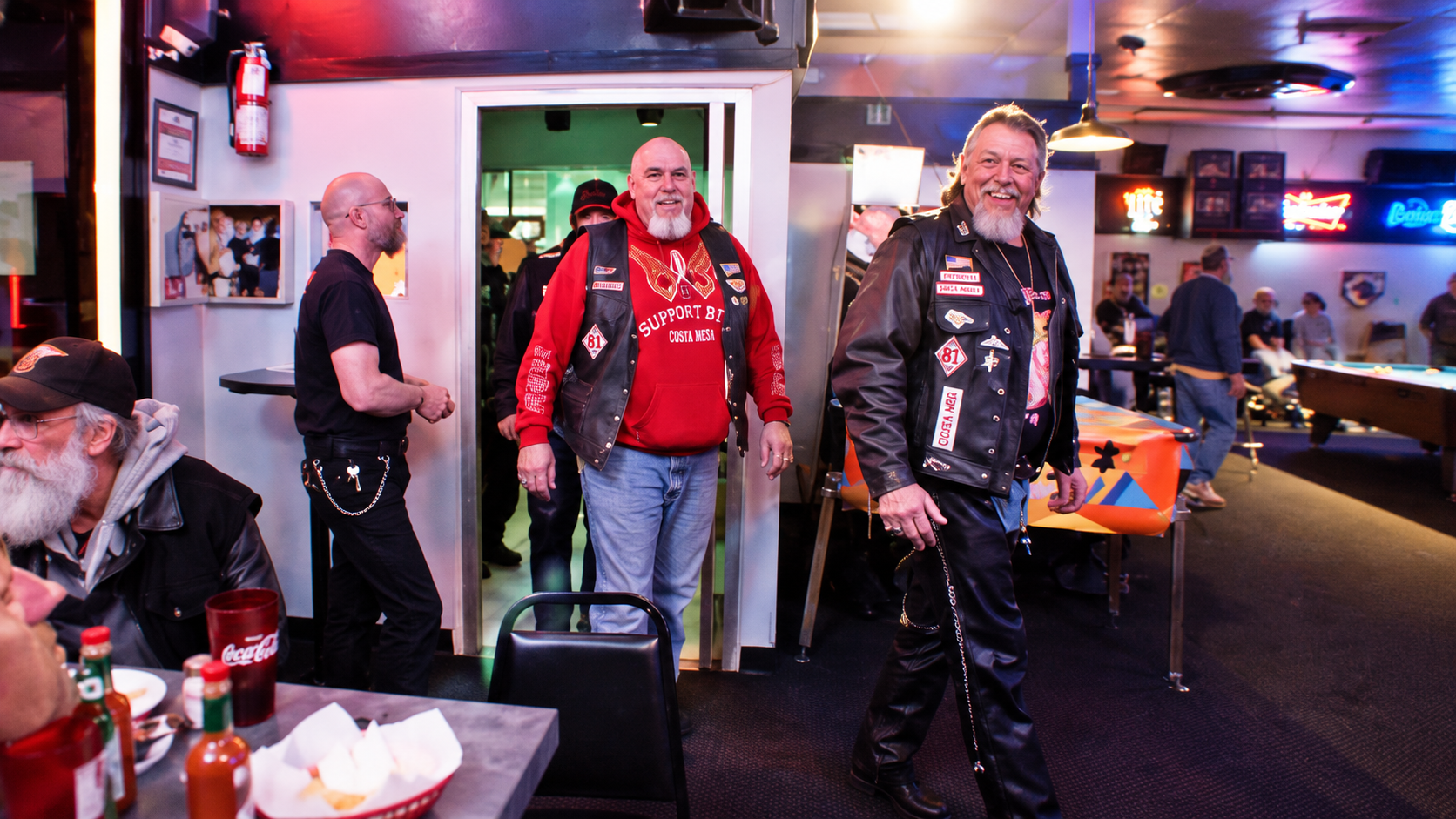 Tensions boil over at a Hells Angels biker bar