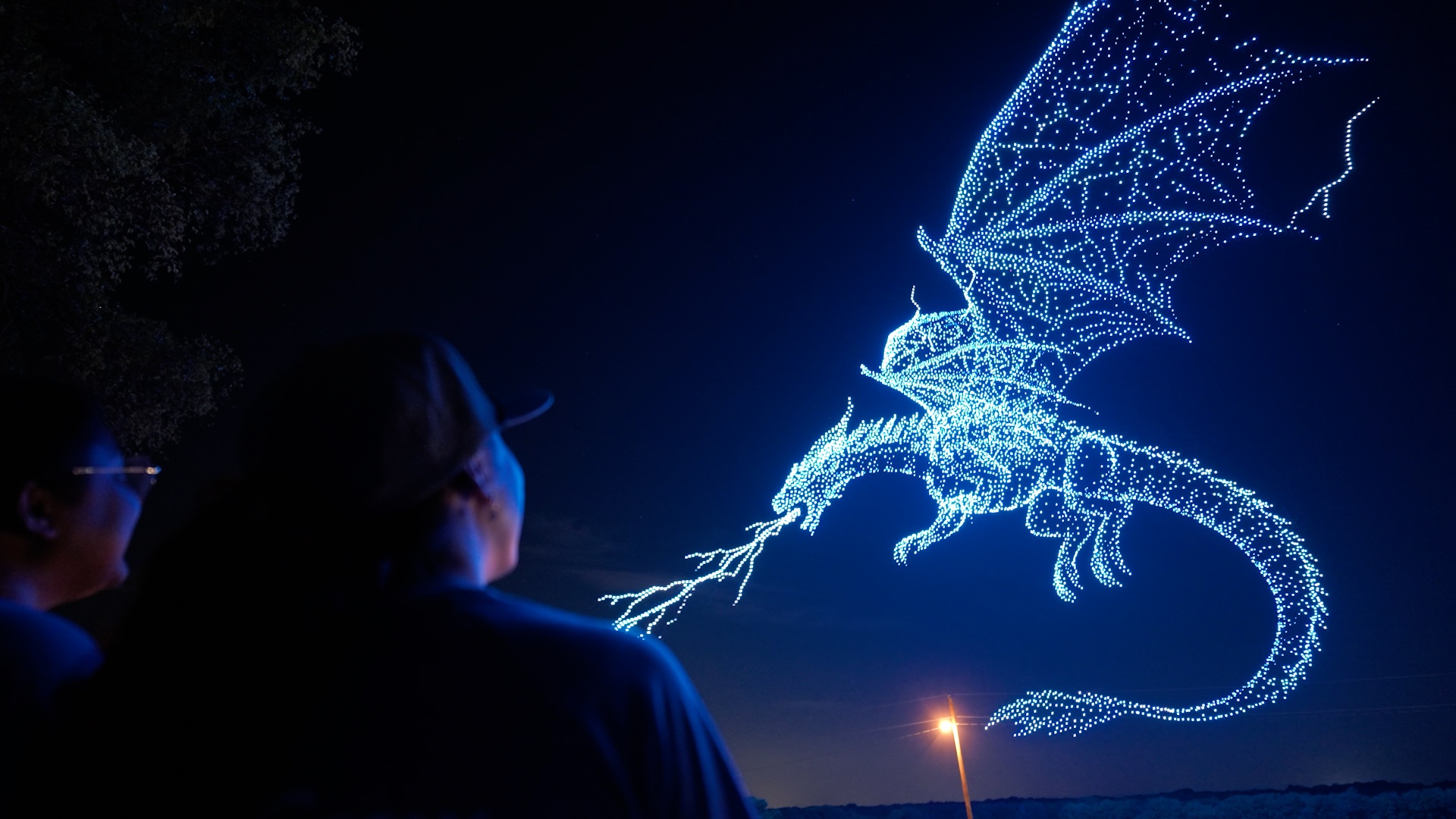 Largest aerial display of a mythical creature formed by drones - 10,183 ...