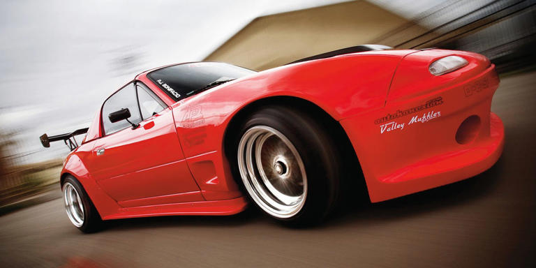 This 1992 Mazda Miata looked like nothing else on the road