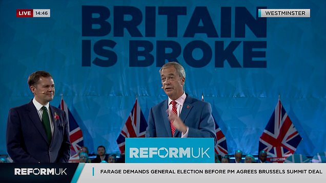 Nigel Farage lashes out at Reform incompetence after speech in half ...